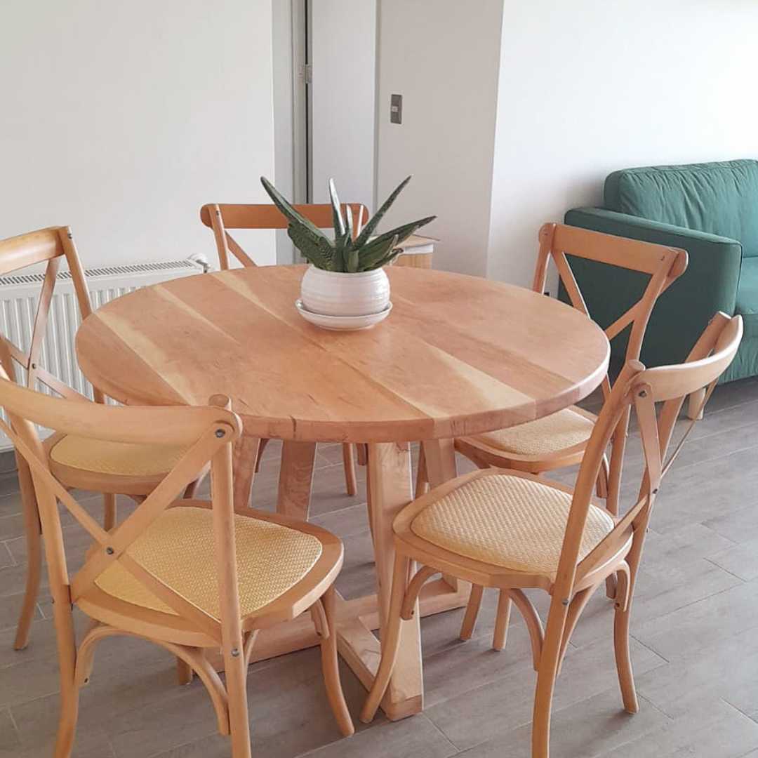 Mesa Comedor - Redonda - Madera