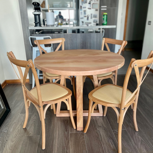 Mesa Comedor -  Redonda - Madera
