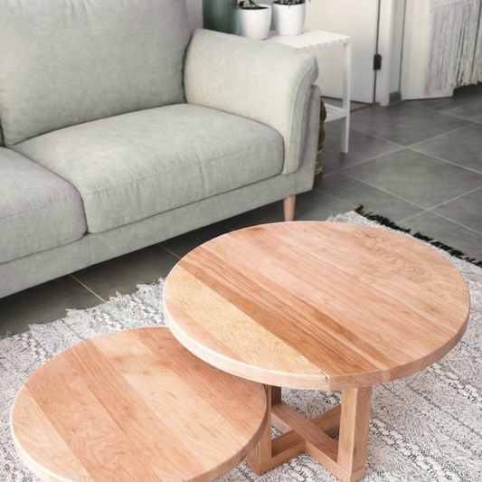 Mesa Centro Madera - Nido Redonda