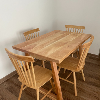 Mesa Comedor -  Rectangular - Trapecio Madera