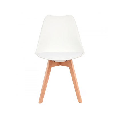 Silla Tulip Acolchada - Blanca