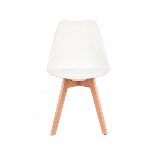 Silla Tulip Acolchada - Blanca