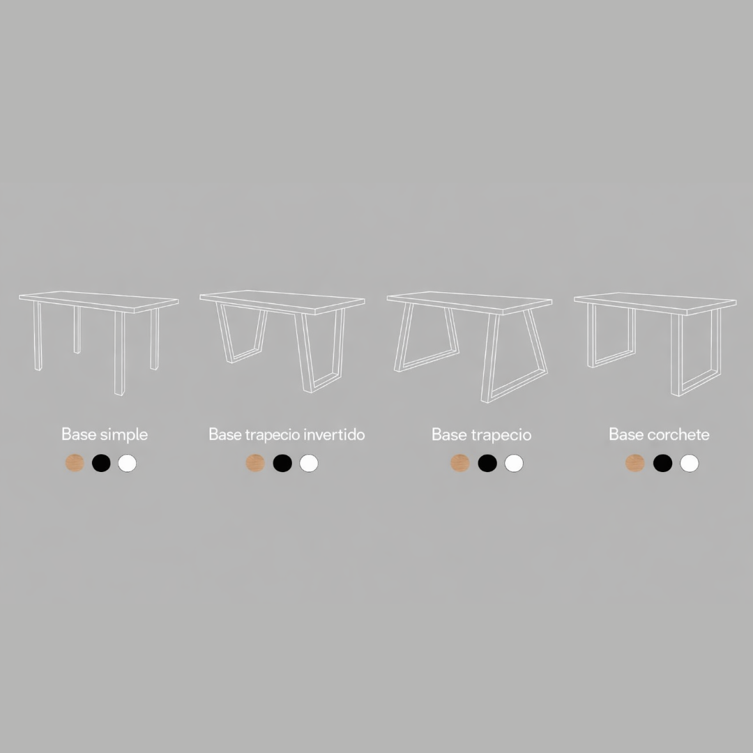 ¡EN STOCK! Mesa Comedor Lenga 160x90 - Madera