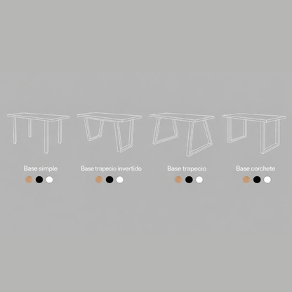 ¡EN STOCK! Mesa Comedor Lenga 160x90 - Madera