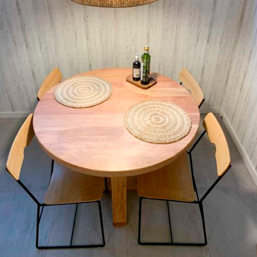 Mesa Comedor -  Redonda - Madera