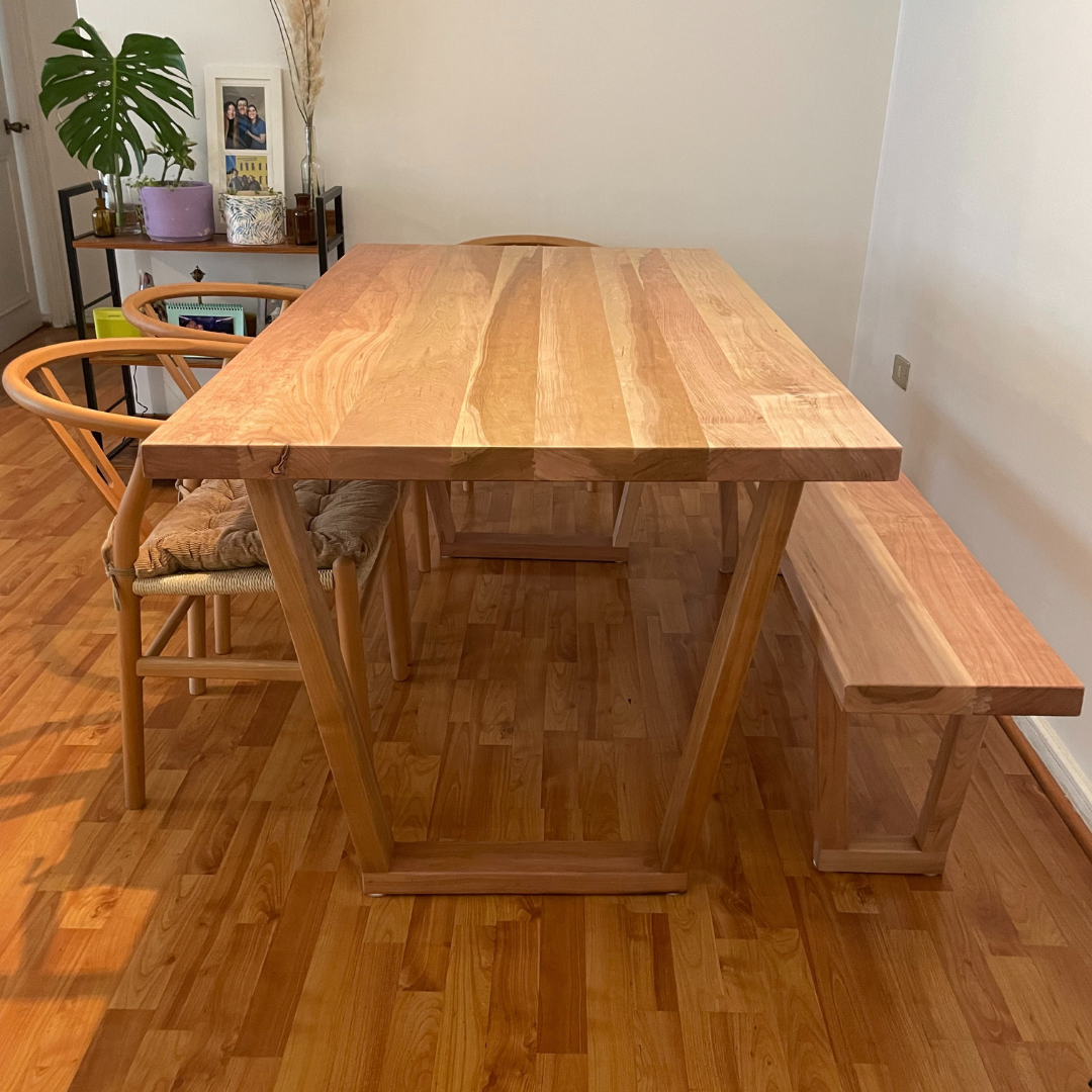 Mesa Comedor - Banca de Madera