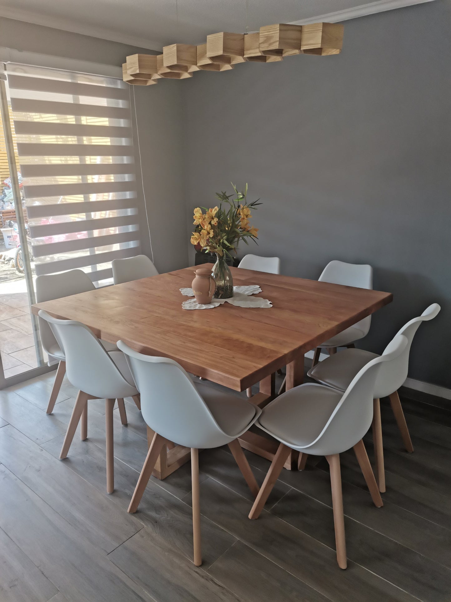 Mesa Comedor -  Cuadrada Madera