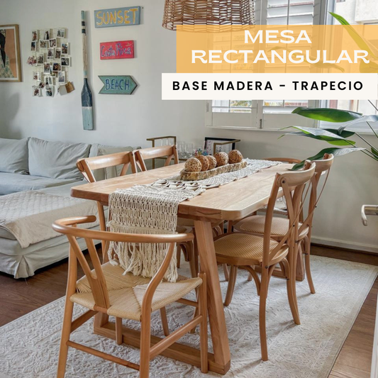 Mesa Comedor - Trapecio Madera