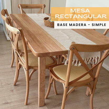 Mesa Comedor - Simple Madera