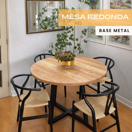 Mesa Comedor -  Redonda Metal