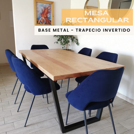 Mesa Comedor - Trapecio Invertido Metal