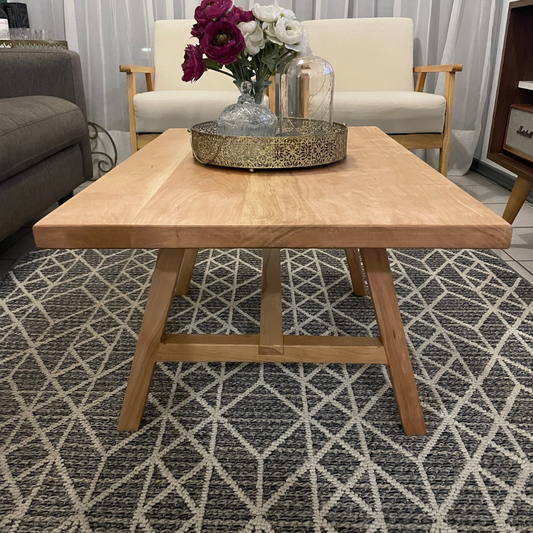 Mesa de Centro en Madera Nativa de Lenga en Stock y Entrega Inmedista