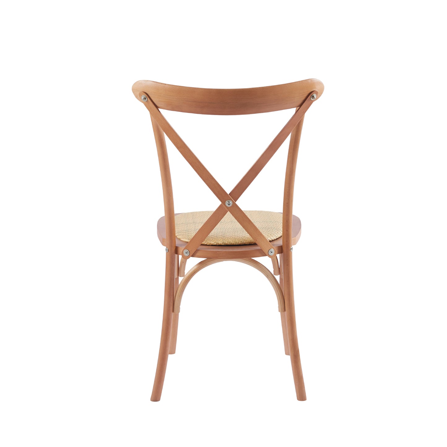 Silla de Comedor Crossback en Madera Natural