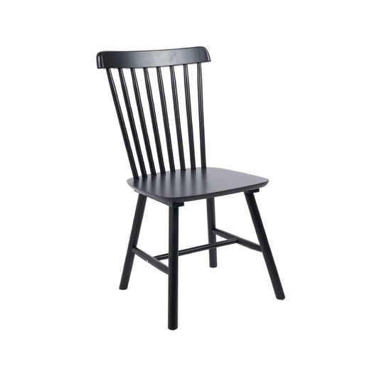 Silla de Comedor Windsor de Madera Negra