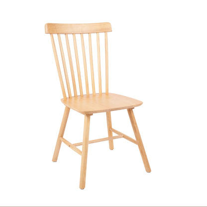Silla de Comedor Windsor de Madera Natural