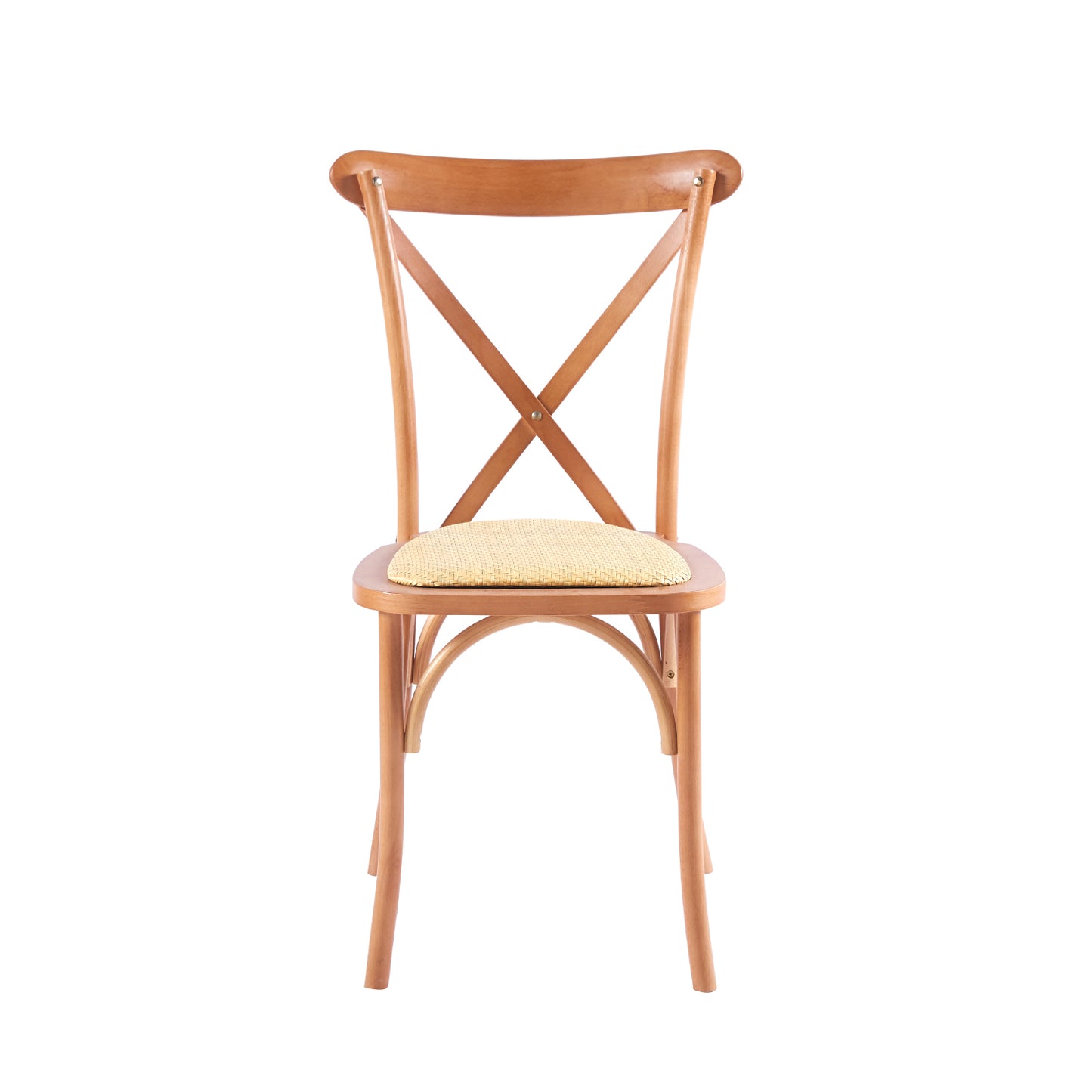 Juego de Comedor Rectangular en Madera Nativa con Banca y 4 Sillas Crossback