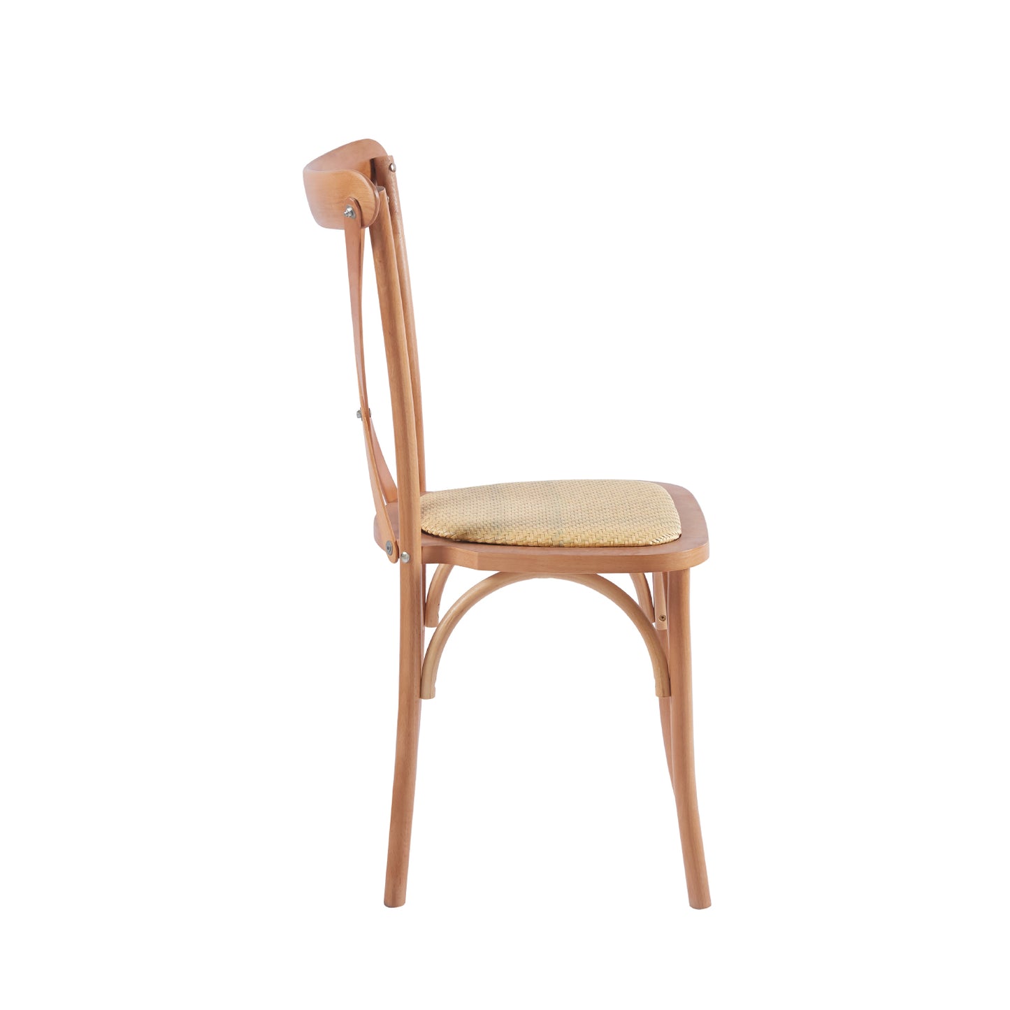 Silla de Comedor Crossback en Madera Natural