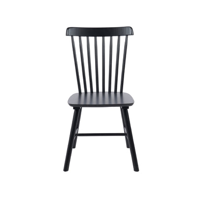 Silla de Comedor Windsor de Madera Negra